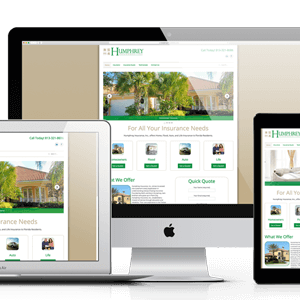 Humphrey Insurance WordPress Website Design